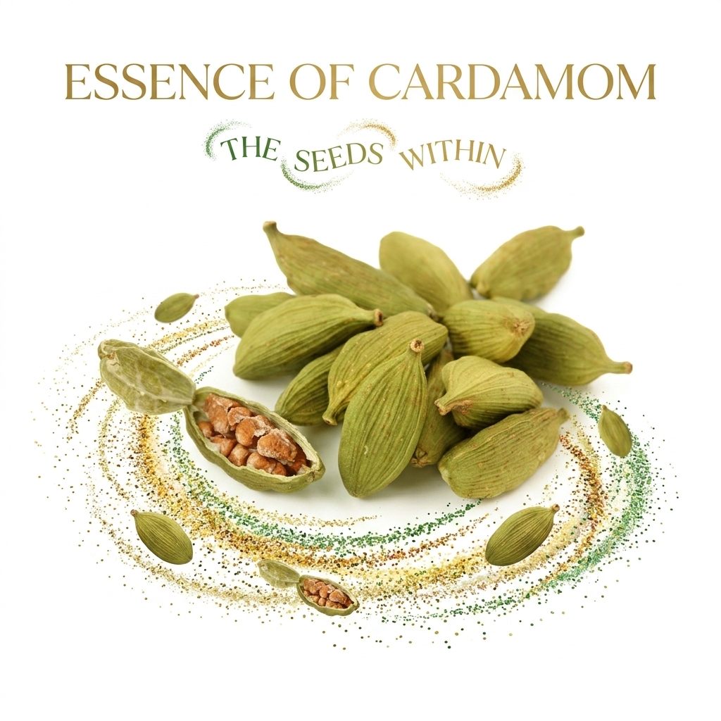 Premium Ceylon Cardamom Pods - 100% Natural Green Cardamom Seeds Spice | Ceylon Herbs