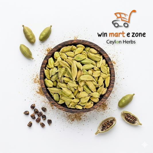 Premium Ceylon Cardamom Pods - 100% Natural Green Cardamom Seeds Spice | Ceylon Herbs