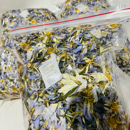 Dried Egyptian BLUE LOTUS Nymphaea Caerulea Organic Flowers Tea | Ceylon Herbs