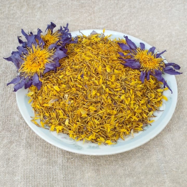 Dried Blue Lotus Flowers Stamen 100% High Quality Nymphaea Caerulea Stamen | Ceylon Herbs