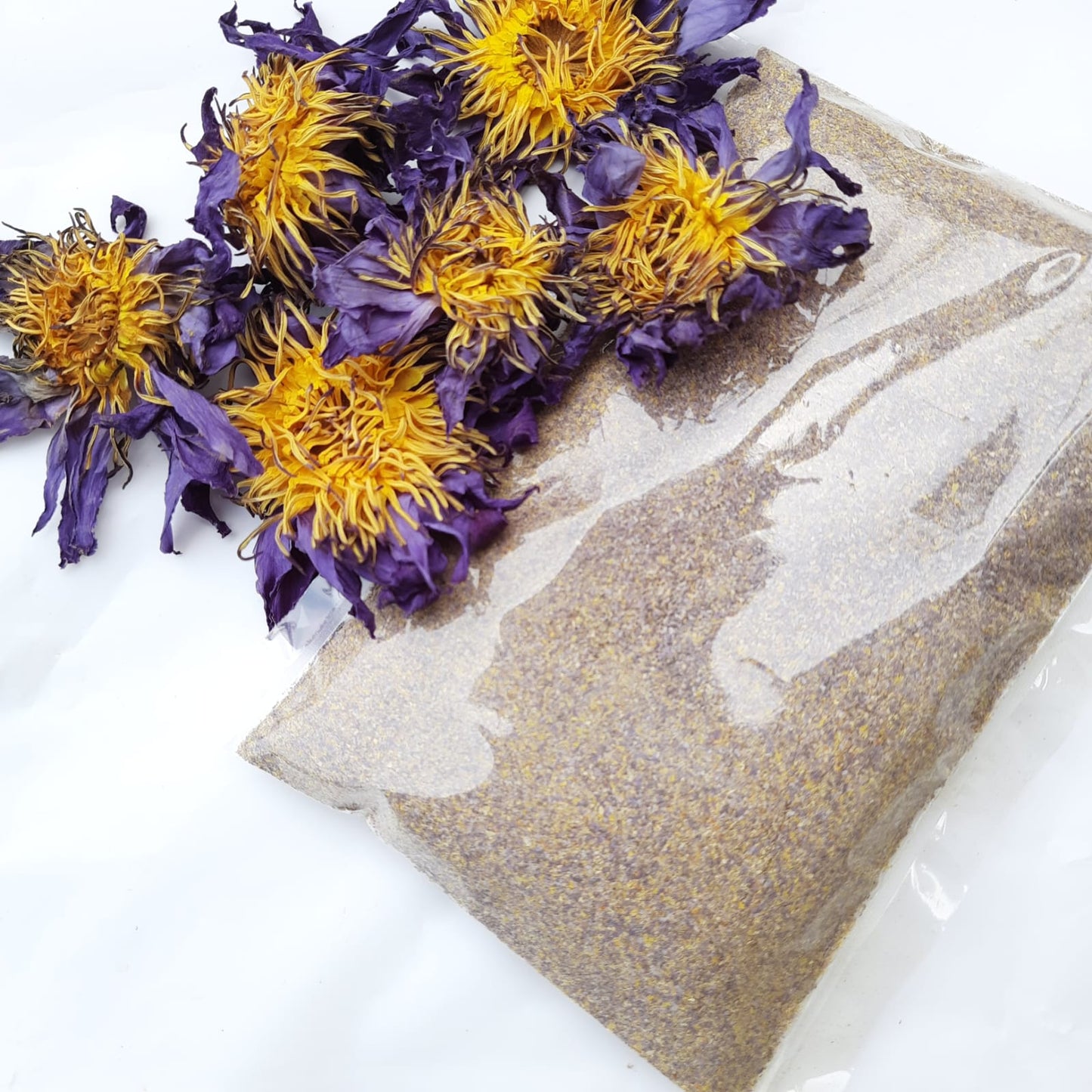 Dried Blue Lotus Powder Nymphaea caerulea Premium Quality | Ceylon Herbs