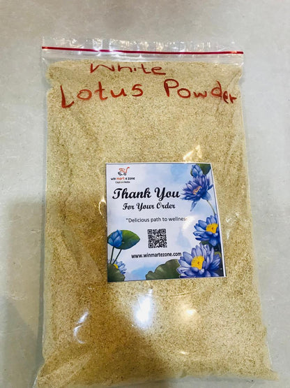 Dried White Lotus Flowers Powder Premium Quality Nymphaea Ampla Herbal Tea |Ceylon Herbs