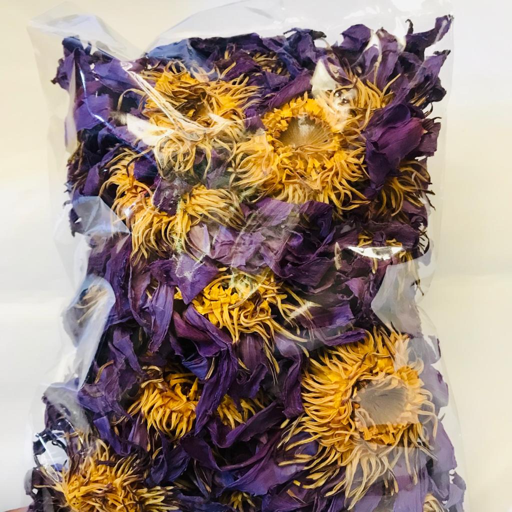 BLUE LOTUS NYMPHAEA CAERULEA DRIED FLOWERS 100% ORGANIC NATURAL | CEYLON HERBS